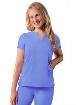 Load image into Gallery viewer, Adar Notched V-Neck Top (Addition Collection)
