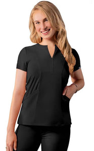 Adar Notched V-Neck Top (Addition Collection)